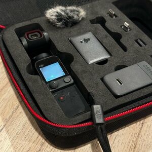DJI Pocket 2 Camera + Wireless Microphone – Excellent Condition – Original